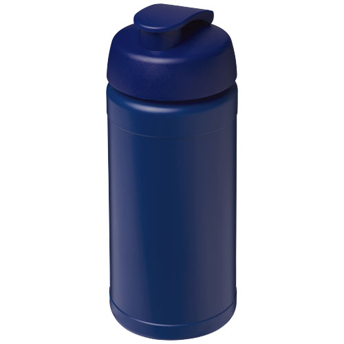 Bouteille 500 ml recyclée personnalisable Baseline Bleu / Bleu